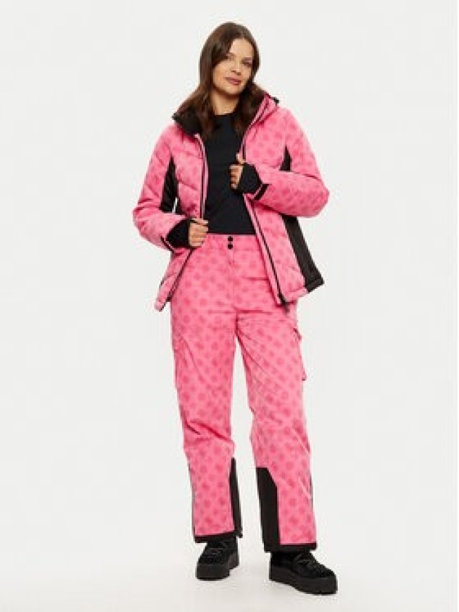 Guess Kurtka narciarska W4PL3N WH0K0 Różowy Regular Fit