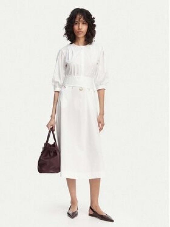 Marella Sukienka codzienna Stecca 2613221192 Biały Regular Fit