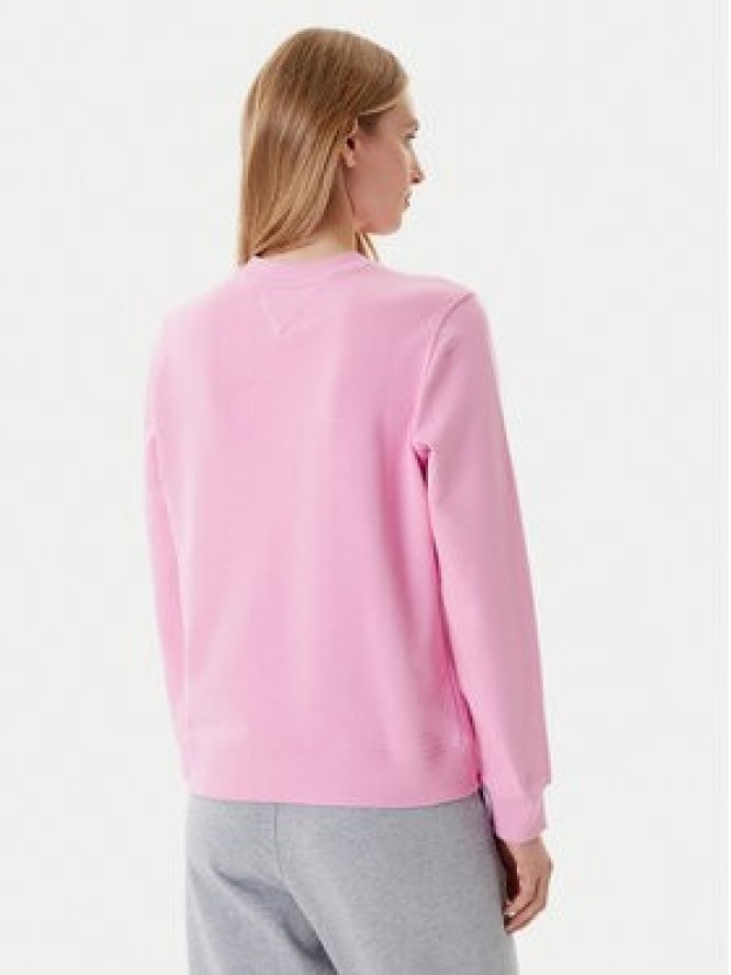 Tommy Jeans Bluza Essential DW0DW20942 Różowy Regular Fit