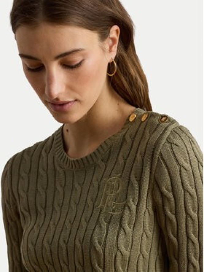 LAUREN RALPH LAUREN Sweter Montiva 200P14039004 Zielony Regular Fit
