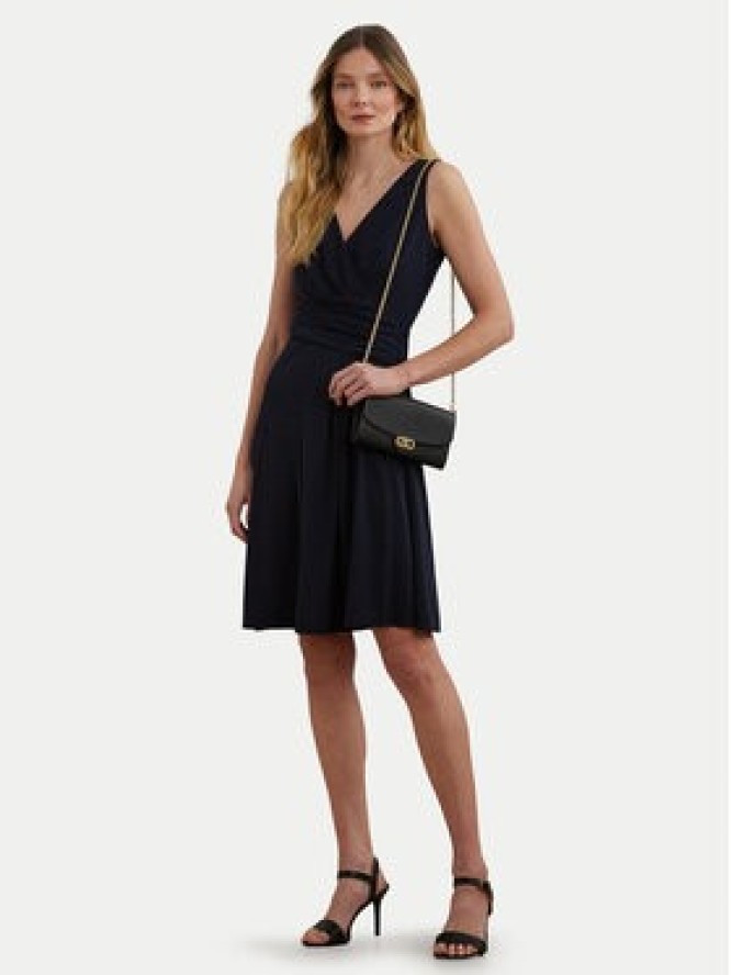 Lauren Ralph Lauren Sukienka koktajlowa 250865006002 Granatowy Regular Fit