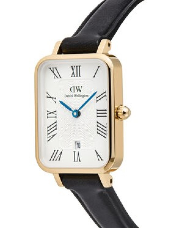 Daniel Wellington Zegarek Quadro Roman Numerals Date DW00100865 Czarny