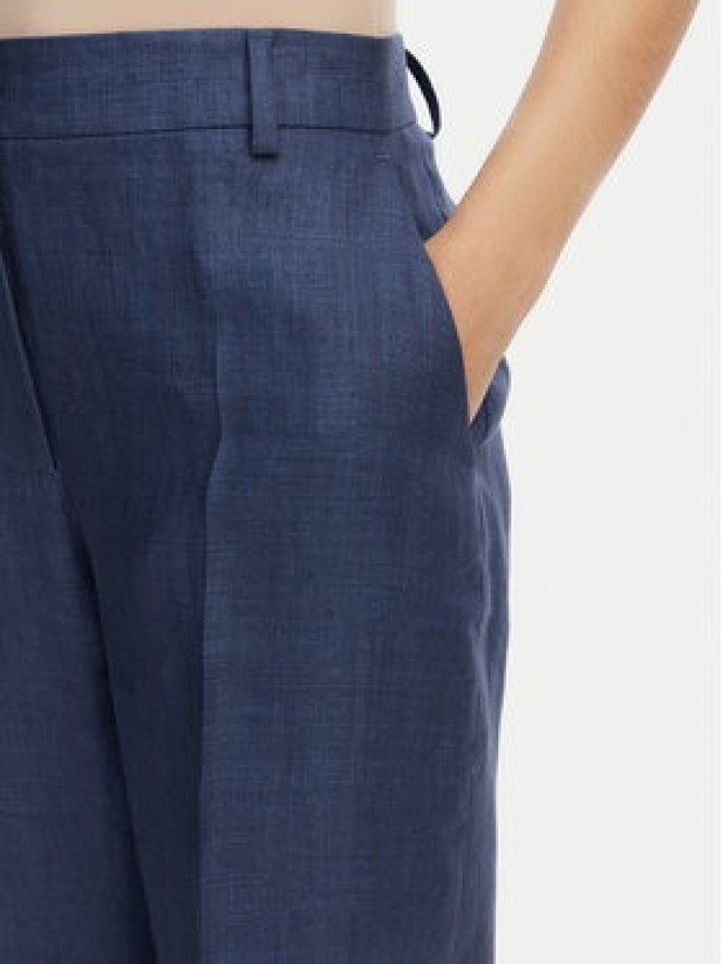 Weekend Max Mara Spodnie materiałowe Malizia 2615131112 Granatowy Regular Fit