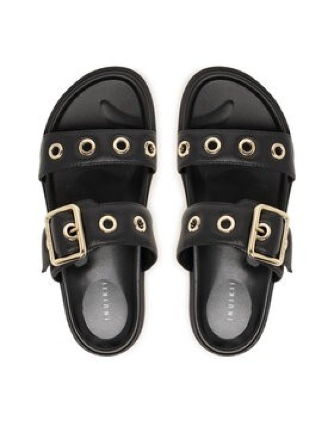 Inuikii Klapki Tilda Buckle 1004.003.0631 Czarny
