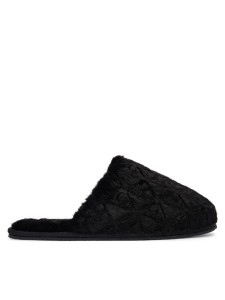 Calvin Klein Kapcie Home Slipper Fur Aop HW0HW03218 Czarny
