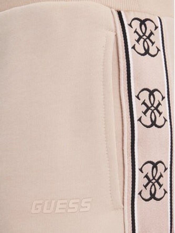 Guess Spodnie dresowe V2YB15 KB3P2 Beżowy Regular Fit