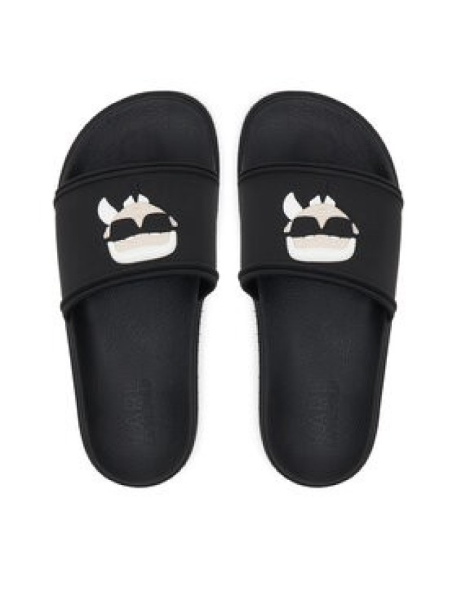 KARL LAGERFELD Klapki Kondo Tred KL80970N Czarny