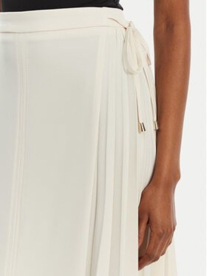 Rinascimento Spódnica midi CFC0122491003 Écru Regular Fit