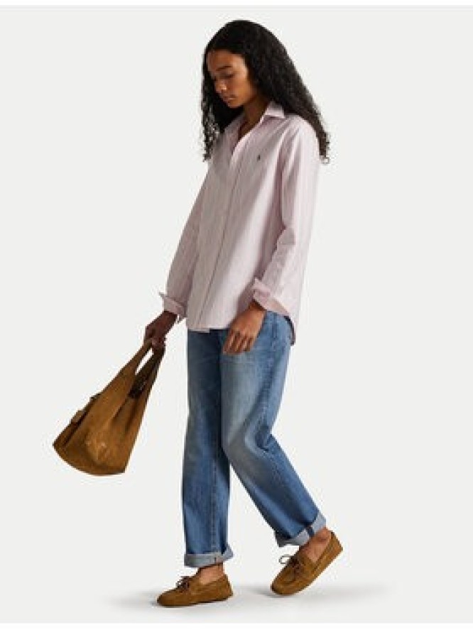 Polo Ralph Lauren Koszula 211970739502 Różowy Relaxed Fit