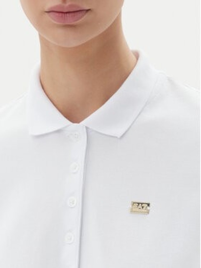 EA7 Emporio Armani Polo 7W000030 AF12450 U0002 Biały Regular Fit