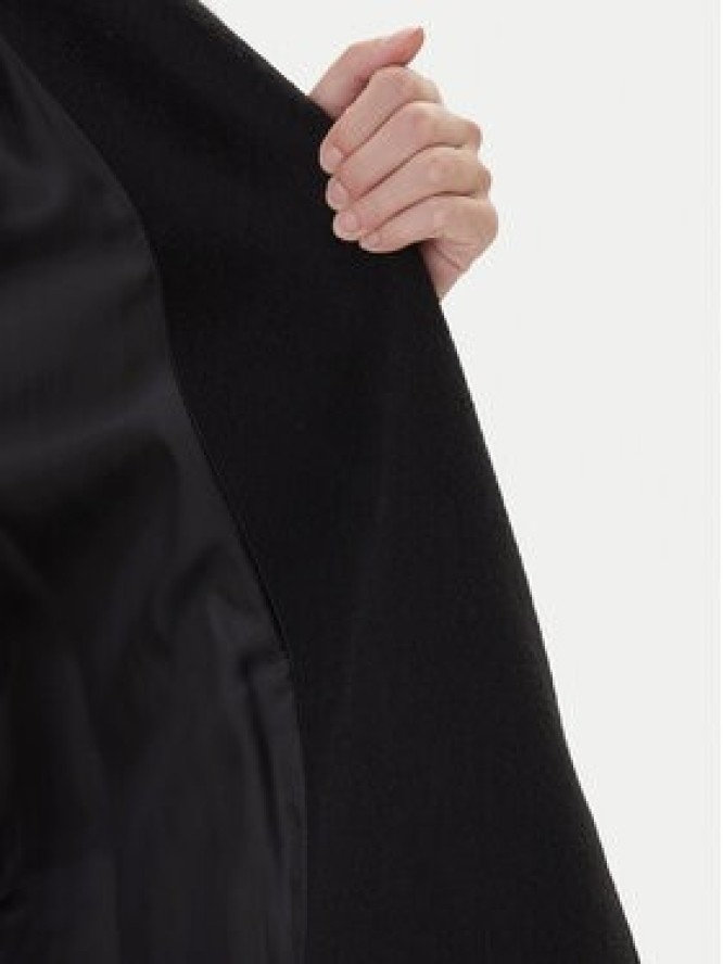 Weekend Max Mara Płaszcz wełniany Tempera 2525016082 Czarny Regular Fit