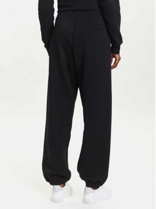KARL LAGERFELD Spodnie dresowe A3W10009 Czarny Relaxed Fit