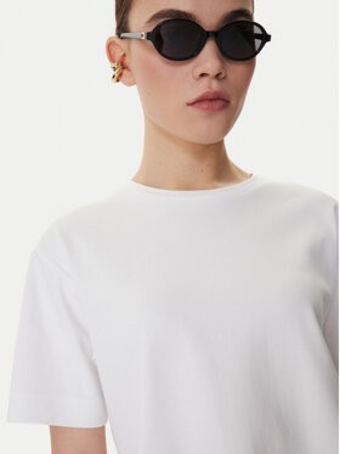 Weekend Max Mara T-Shirt Multid 2615941031 Biały Relaxed Fit