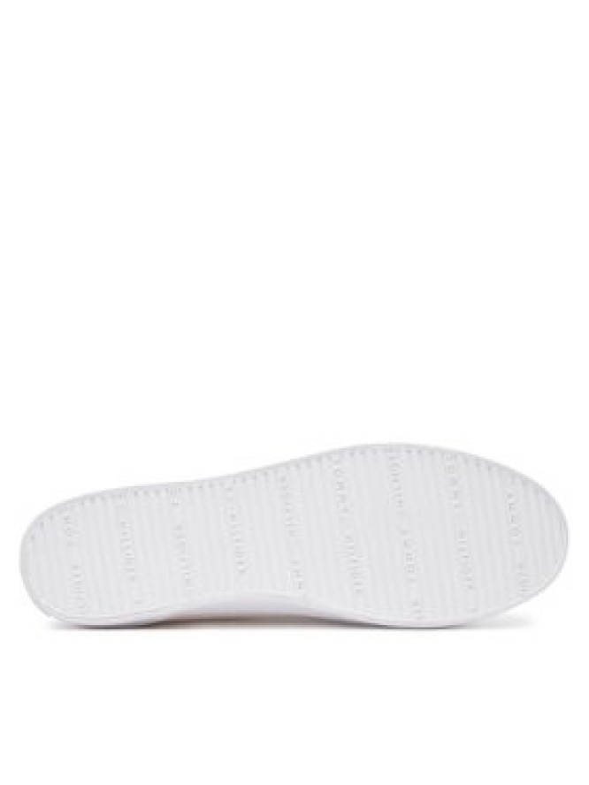 Tommy Hilfiger Sneakersy Vulc Canvas Lace Up Sneaker FW0FW08647 Biały