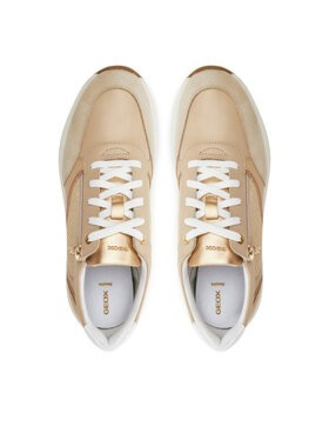 Geox Sneakersy D Cristael D45MXE 085QD C6738 Beżowy