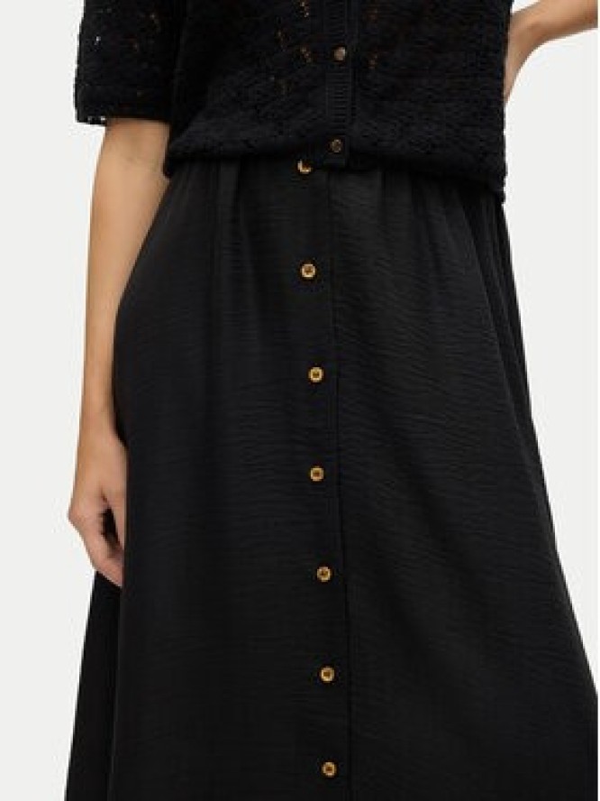 Vero Moda Spódnica midi Melaney 10304134 Czarny Regular Fit