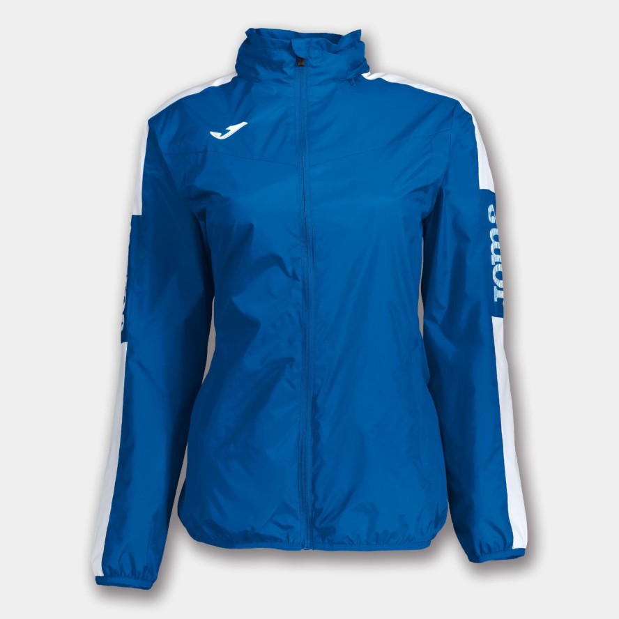 Kurtka damska Joma Rainjacket Champion Ship IV Royal Blue XL