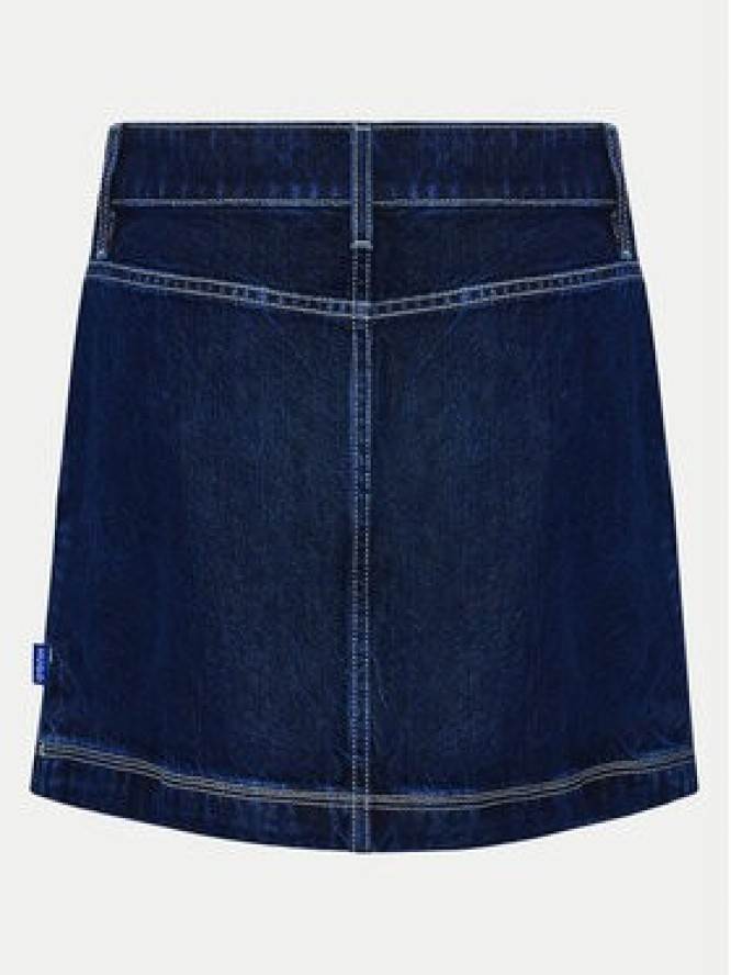 HUGO Spódnica jeansowa mini 50531831 Granatowy Regular Fit