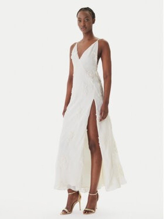 Bardot Sukienka wieczorowa Romaya 60334DB Écru Regular Fit