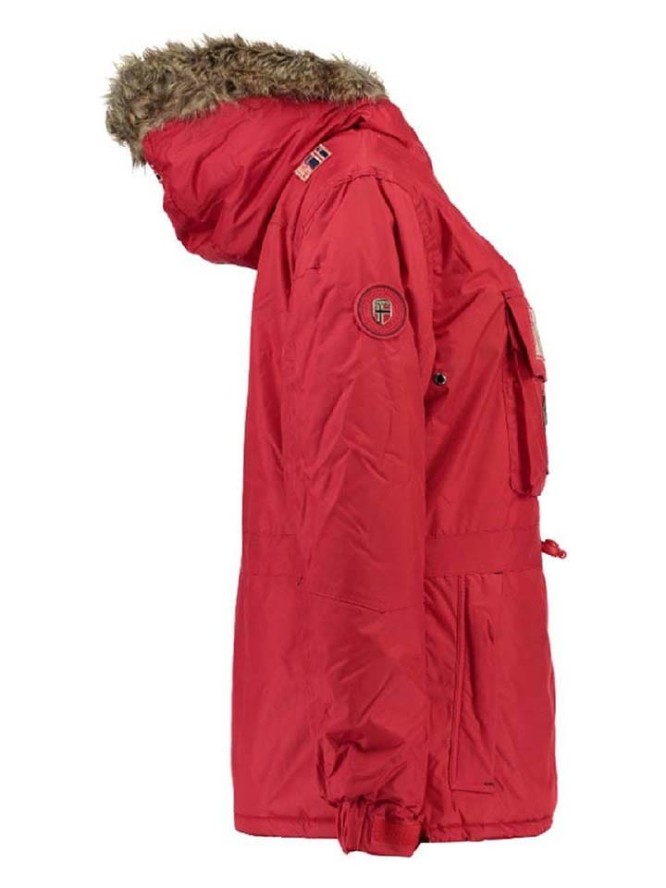 Geographical Norway Parka "Boomera" w kolorze czerwonym rozmiar: M