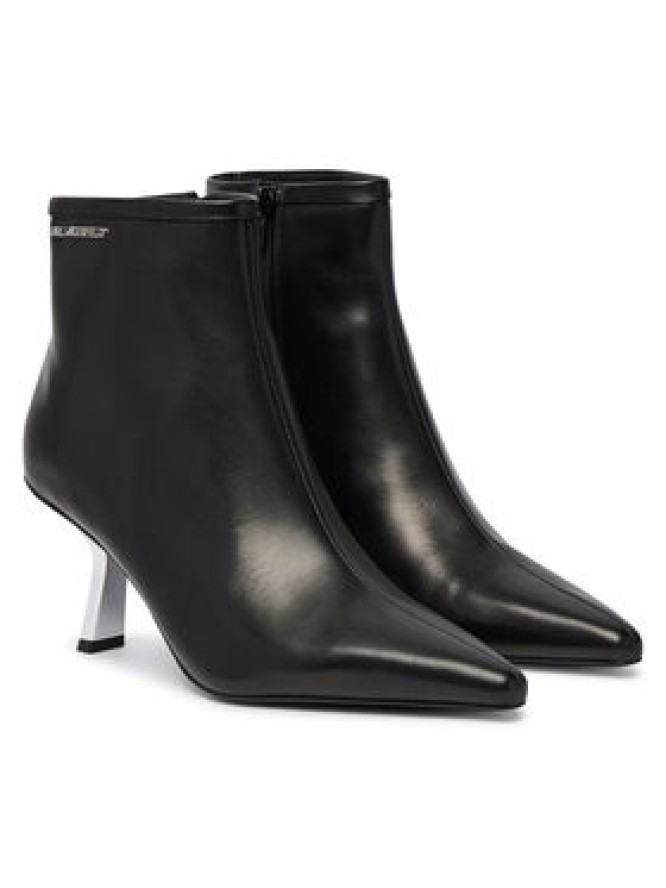 KARL LAGERFELD Botki Karmel KL33635 Czarny