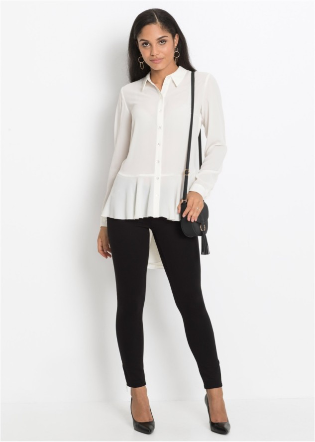 Spodnie z dżerseju z mieszanki wiskozy