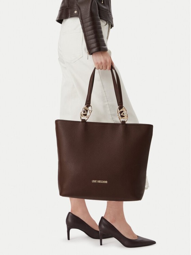 LOVE MOSCHINO Torebka JC4005PP1PLB0300 Brązowy