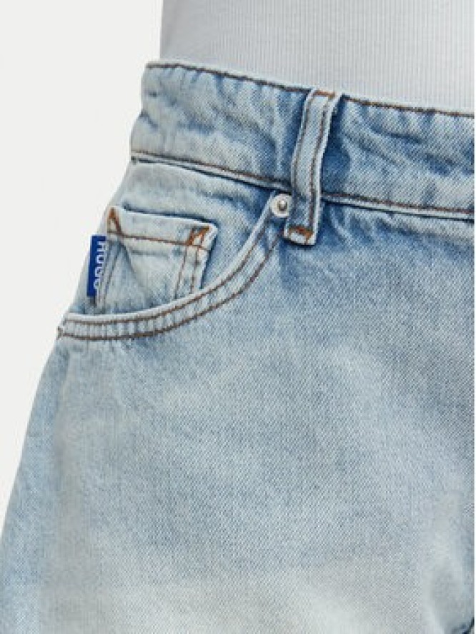 HUGO Szorty jeansowe Galimon 50557083 Niebieski jasny Regular Fit