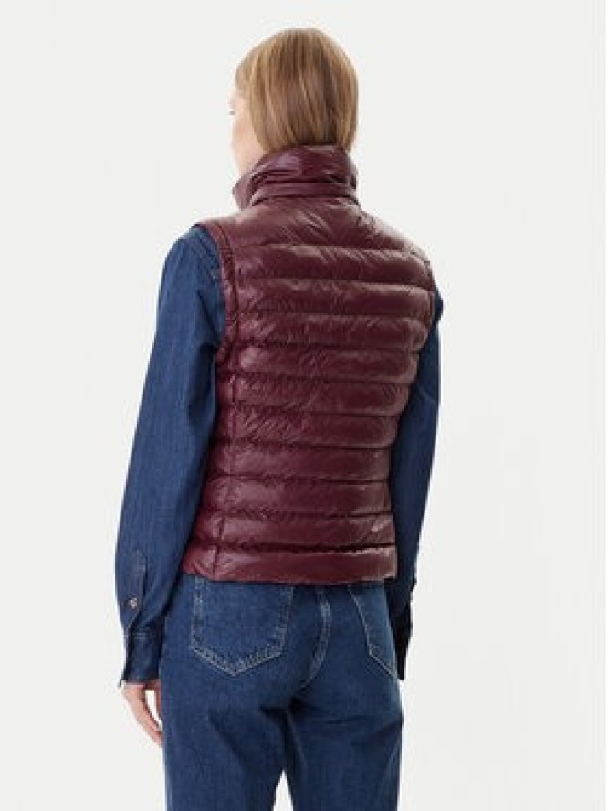 Tommy Hilfiger Bezrękawnik WW0WW47352 Bordowy Slim Fit