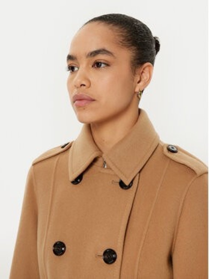 MAX&Co. Płaszcz wełniany 2516011031200 Brązowy Regular Fit