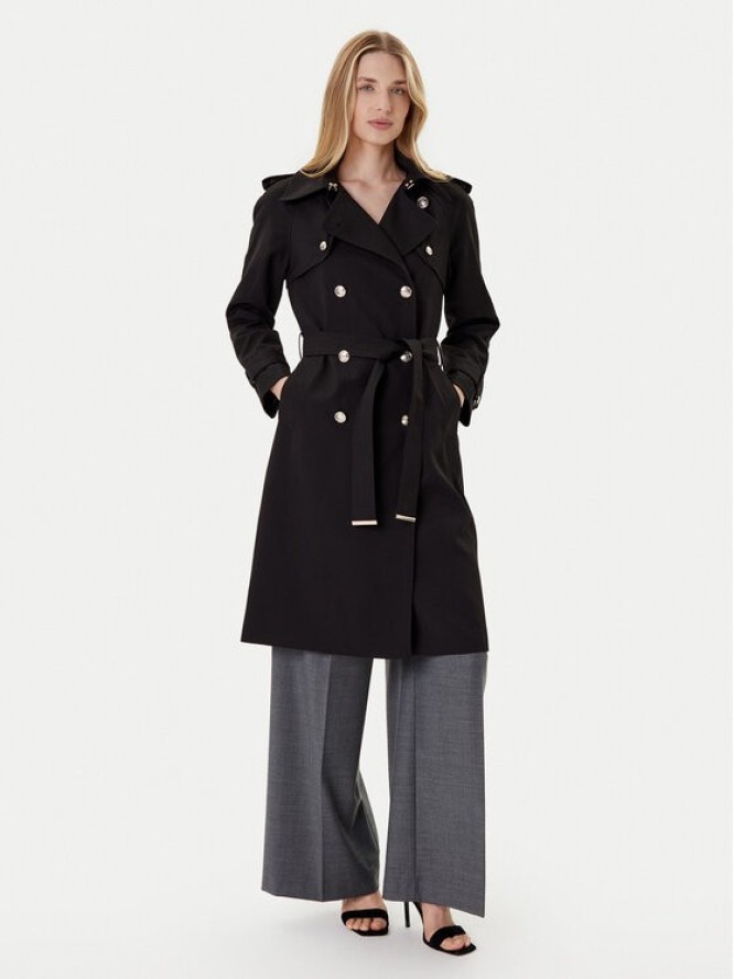 Morgan Trencz 242-GTRENCH Czarny Regular Fit