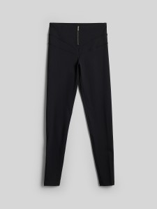 4F Legginsy dzianinowe damskie - czarne S