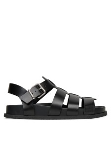 Tommy Jeans Sandały Tjw Fisherman Patent Sandal EN0EN02874 Czarny