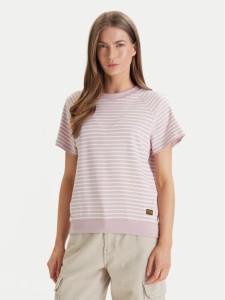 G-Star Raw T-Shirt D24512-D979 Fioletowy Regular Fit