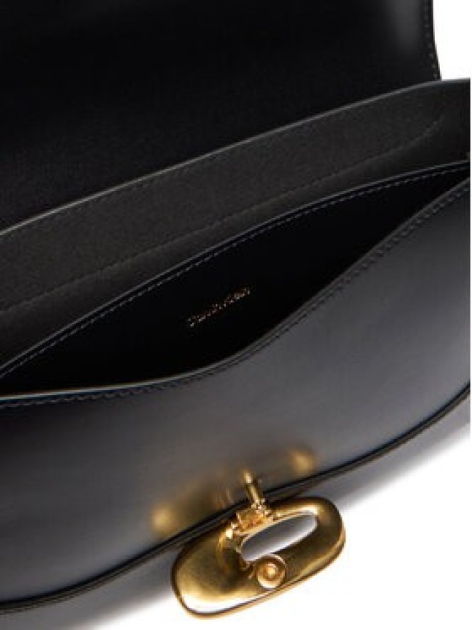 Calvin Klein Torebka Hardware Flap Medium Crossbody LV04F3401G Czarny