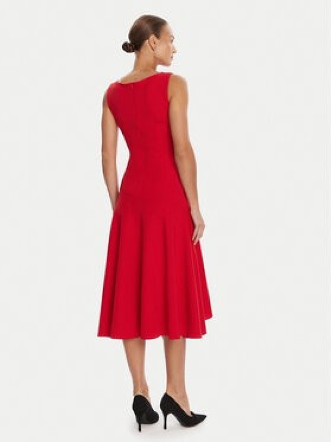 Rinascimento Sukienka koktajlowa CFC0125337003 Czerwony Regular Fit