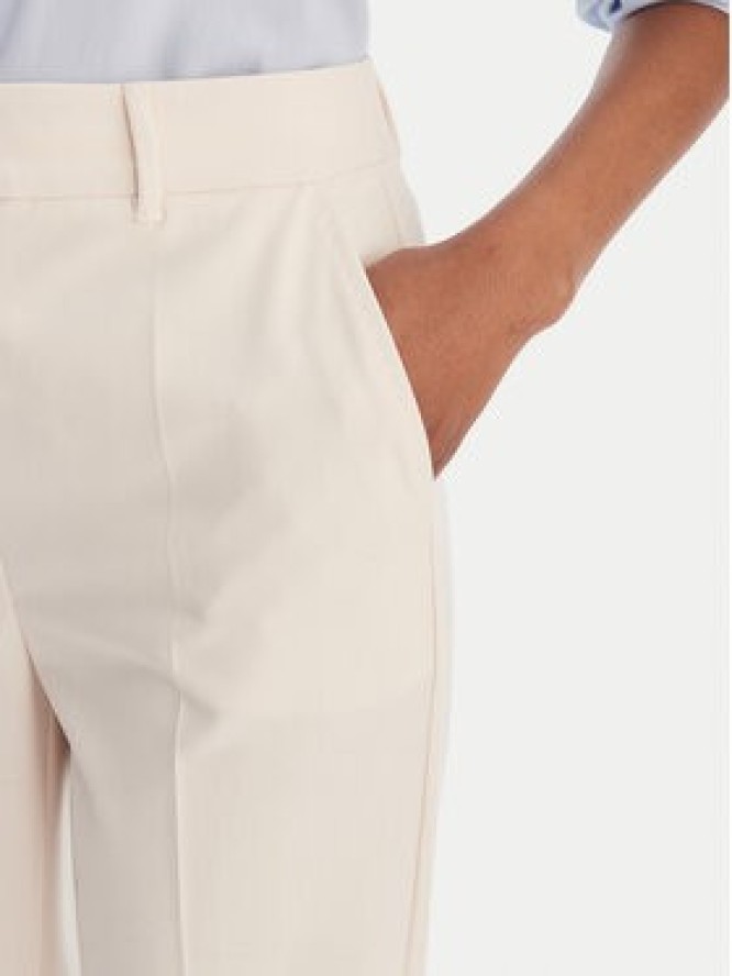 Marella Spodnie materiałowe Pagina 2613131081 Biały Slim Fit