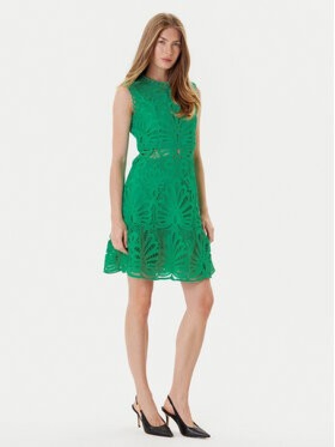 Morgan Sukienka koktajlowa 241-ROSLI Zielony Regular Fit