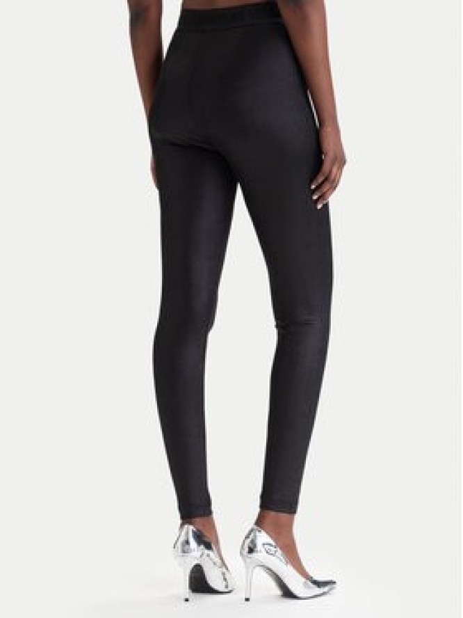 Versace Jeans Couture Legginsy 80HAC101 J0064 Czarny Slim Fit