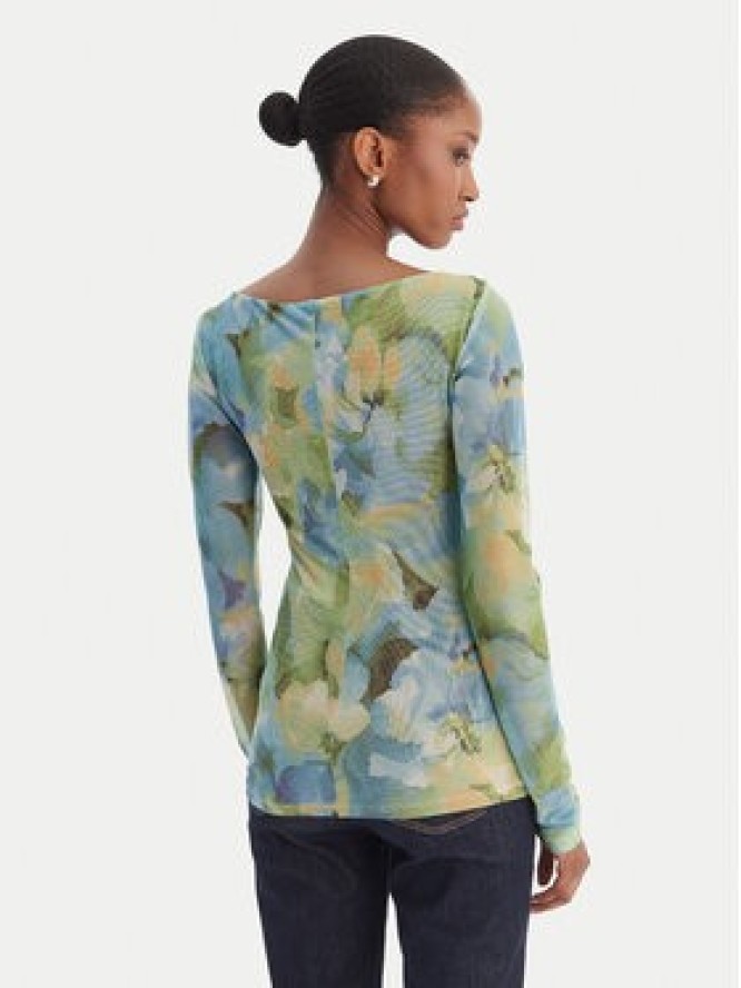 Bardot Bluzka Marisol 60306TB Zielony Slim Fit