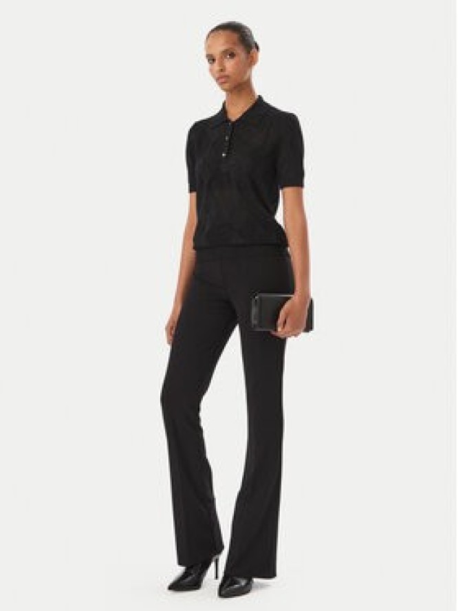 Guess Polo W6YR17 Z0958 Czarny Regular Fit