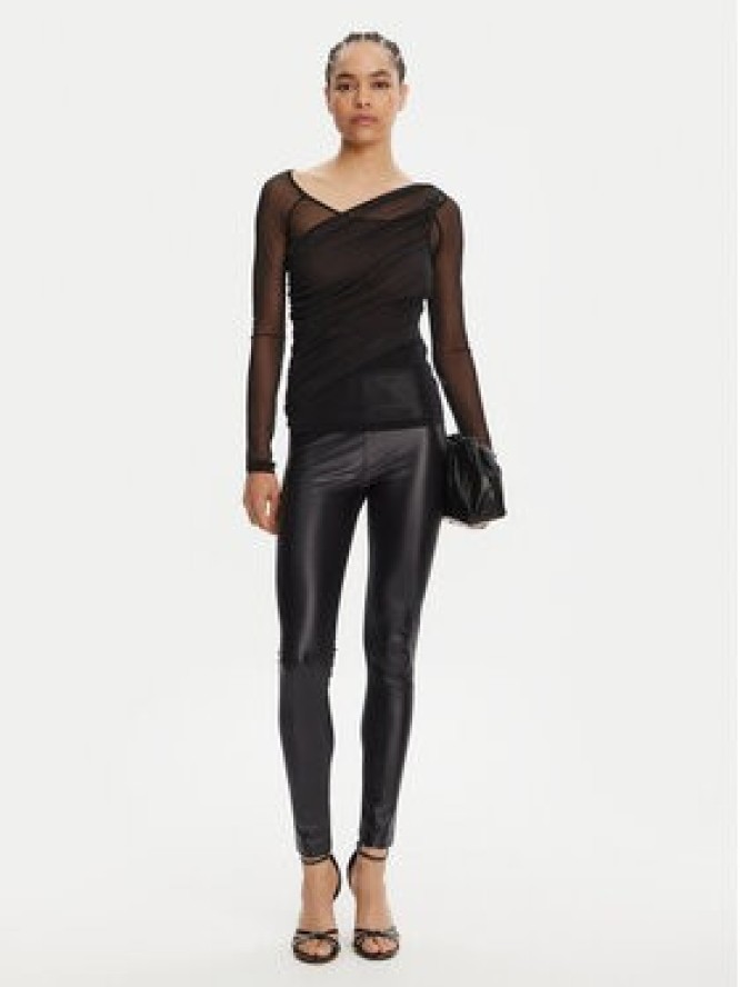 Versace Jeans Couture Bluzka 78HAH600 Czarny Slim Fit