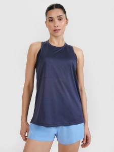 4F Top do biegania regular szybkoschnący damski - szary XL