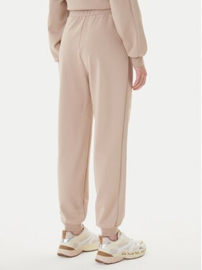Guess Spodnie dresowe V5BB23 KCX22 Beżowy Regular Fit