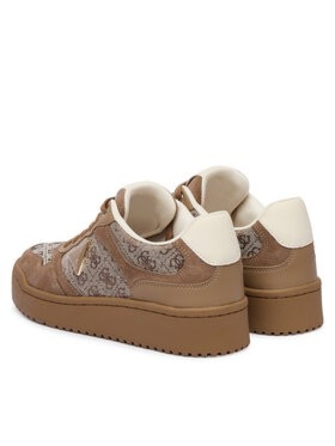 Guess Sneakersy FLTM16 FAL12 Brązowy jasny