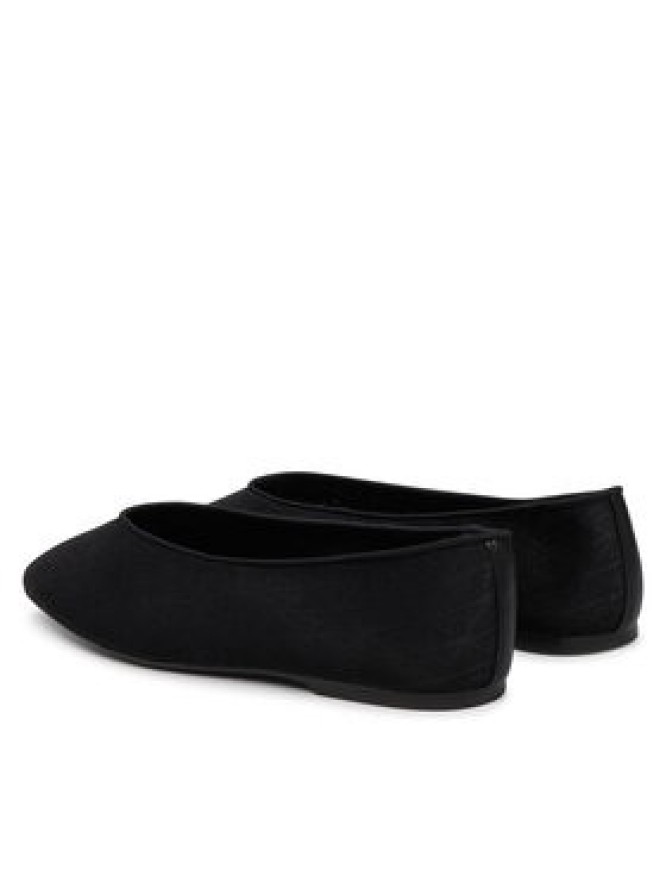 Calvin Klein Baleriny Square Ballerina Aop Mesh HW0HW02937 Czarny