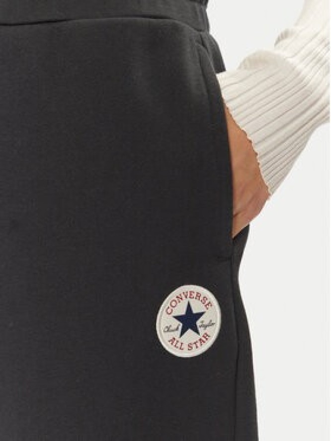 Converse Spodnie dresowe Retro Banana 10027565-A01 Czarny Loose Fit