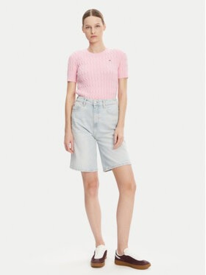 Tommy Hilfiger Szorty jeansowe WW0WW44388 Niebieski Relaxed Fit