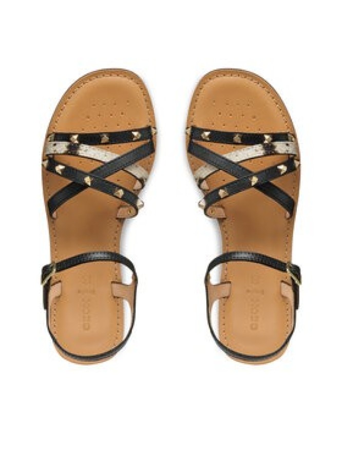 Geox Sandały D Maddalusiac D55YMD 01JQS C0127 Czarny