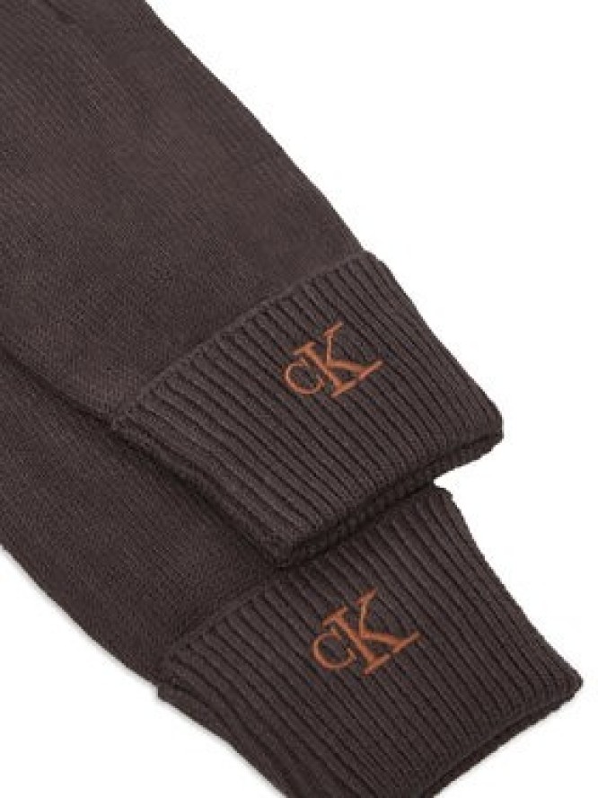 Calvin Klein Rękawiczki LV14F8021G Brązowy ciemny